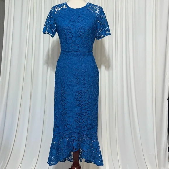 Shoshanna CobaltBlue Lace Midi Dress with Mermaid Hemline. is available for  purchase on au PAY Market - Imported Goods Online Store Co.Ltd. | au PAY  Market - Online Shopping Site
